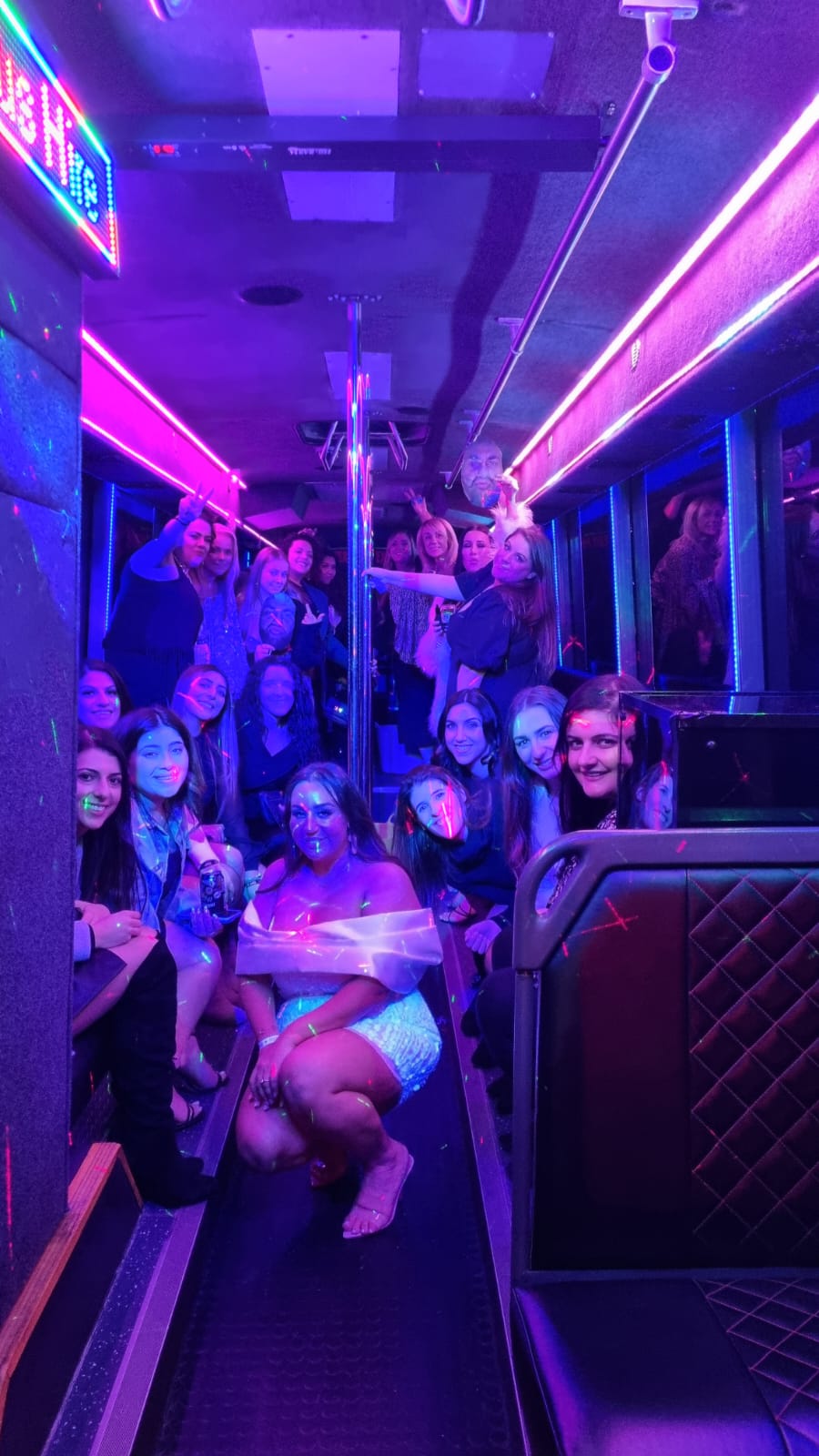 School formal party bus service